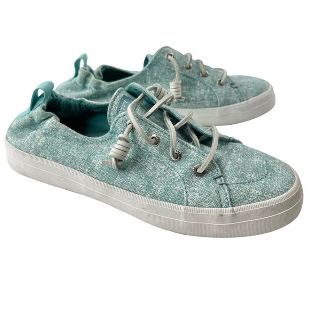 Sperry Crest Ebb Sneakers Sz 7.5 in Aqua